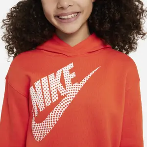 Sweatshirt capuz de tamanho exagerado para raparigas Nike image-3