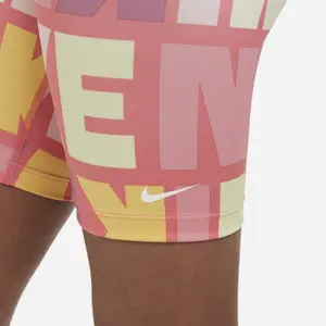 Mädchen-Radlerhose Nike Dri-FIT One Logo Print image-4