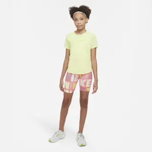 Mädchen-Radlerhose Nike Dri-FIT One Logo Print image-0
