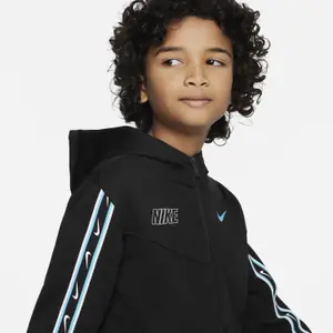 Sweatshirt hooded zipped child Nike Repeat Polyknit image-3
