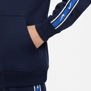 Camisola com capuz com fecho de correr para criança Nike Repeat Pk image-4