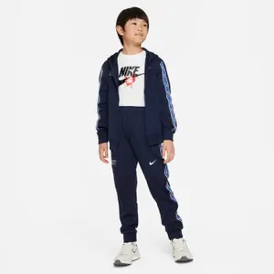 Camisola com capuz com fecho de correr para criança Nike Repeat Pk image-1