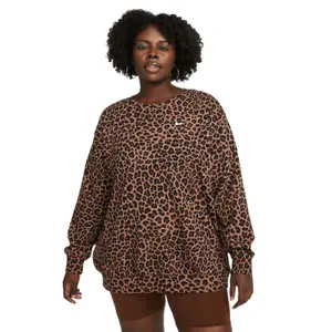 Sweatshirt woman Nike Dri-Fit GT FT CREW LEOPARD image-0