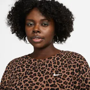 Sweatshirt woman Nike Dri-Fit GT FT CREW LEOPARD image-3