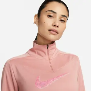 Dámský sweatshirt s 1/2 zipem Nike Dri-FIT Swoosh HBR Pacer image-3