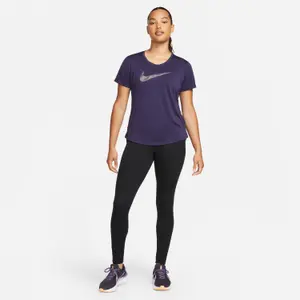 Camiseta de mujer Nike Dri-FIT Swoosh HBR image-1