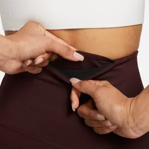 Legging 7/8 de cintura alta para mulher Nike One Dri-FIT NVLTY image-5