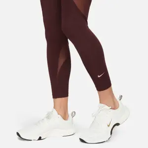 Legging 7/8 de cintura alta para mulher Nike One Dri-FIT NVLTY image-6