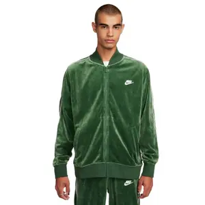 Chaqueta de chándal de terciopelo Nike Club image-0