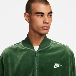 Chaqueta de chándal de terciopelo Nike Club image-3