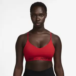 Sujetador con suave soporte ajustable y acolchado para mujer Nike Indy image-1