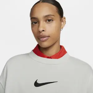 Sweatshirt woman Nike Fleece OS MS image-3