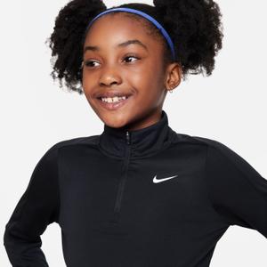 Girl's dri-fit half-zip tracksuit jacket Nike image-3