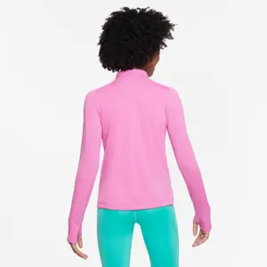 Giacca della tuta dri-fit a mezza zip da bambina Nike image-2