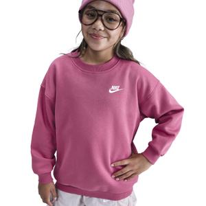 fd2923-634-junior-sweatshirt-nike-club-sweet-beet-sweet-beet-white