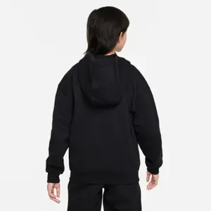 Sudadera con cremallera para niña Nike Club Fleece Oversized LBR image-1