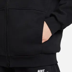 Sudadera con cremallera para niña Nike Club Fleece Oversized LBR image-4