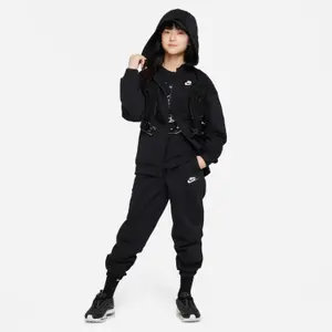 Sudadera con cremallera para niña Nike Club Fleece Oversized LBR image-2