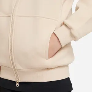 Sudadera con cremallera para niña Nike Club Fleece Oversized LBR image-3