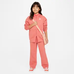 Sweatshirt à capuche zippé oversize enfant Nike Club Fleece image-2