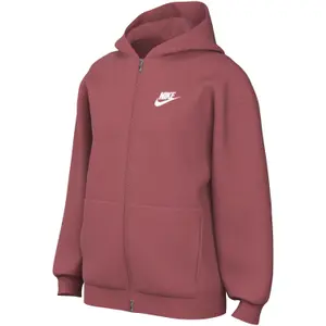 Sweatshirt à capuche zippé oversize enfant Nike Club Fleece image-0