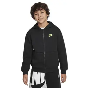 Hooded sweatshirt with zipper Nike Club Fleece image-0