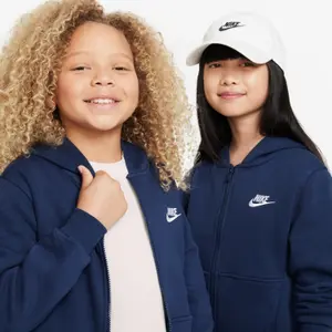 Children's zip-up hooded sweatshirt Nike Club Fleece LBR image-3