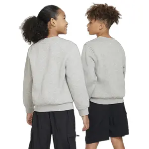 Camisola de gola redonda para criança Nike Club Fleece LBR image-2