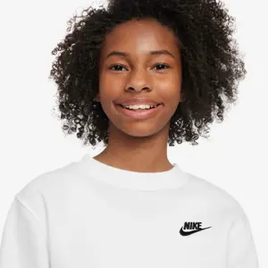 Sweatshirt mit Rundhalsausschnitt Kind Nike Club Fleece LBR image-5