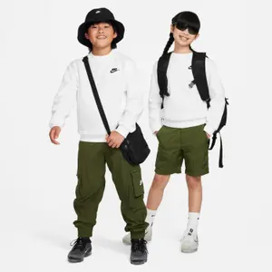 Sweatshirt mit Rundhalsausschnitt Kind Nike Club Fleece LBR image-4