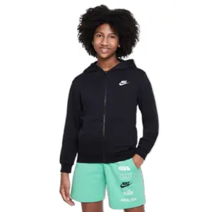 Kindertrui met rits en capuchon Nike Club FT LBR image-0