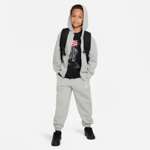 Kindertrui met rits en capuchon Nike Club FT LBR image-2