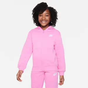 Full Zip Trainingsanzug Kind Nike Club Fleece image-1