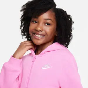 Full Zip Trainingsanzug Kind Nike Club Fleece image-4