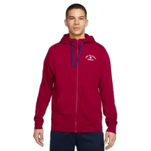 Zip-up hooded sweatshirt FC Barcelona Club FT 2023/24 image-0