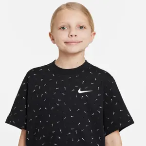 T-shirt de rapariga Nike Boxy Swoosh AOP image-3
