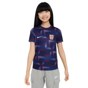 Kids' Prematch Jersey Angleterre Dri-FIT Academy Pro Euro 2024