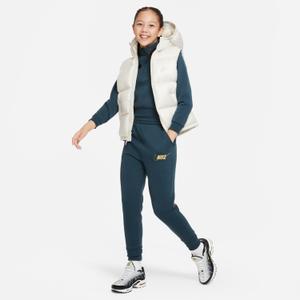 Calças de fato de treino para menina Nike Club Fleece image-2