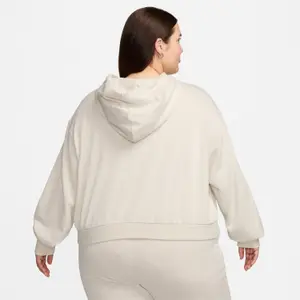 Sweatshirt mit Kapuze mit weitem Reißverschluss, Damen Nike Chill Terry image-3