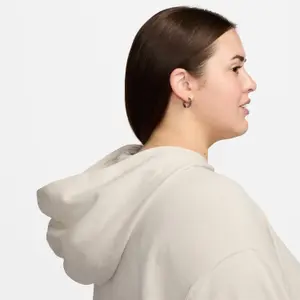 Sweatshirt mit Kapuze mit weitem Reißverschluss, Damen Nike Chill Terry image-5