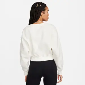 Sweatshirt, kurz, Oversize, mit V-Ausschnitt, Damen Nike Phoenix Fleece image-3