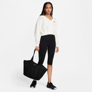 Sweatshirt, kurz, Oversize, mit V-Ausschnitt, Damen Nike Phoenix Fleece image-2
