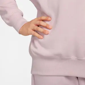 Camisola de gola redonda de grandes dimensões para mulher Nike Phoenix Fleece image-5