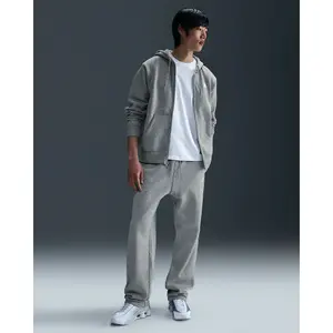 Pantaloni da jogging in fleece spazzolato con orlo Nike Club image-2