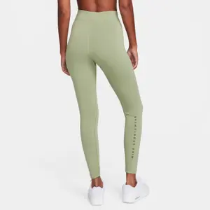 Dámské vysoce pasové legíny s potiskem Nike Swoosh image-2