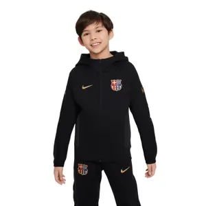 Sudadera con capucha y cremallera infantil FC Barcelone Tech 2024/25 image-0