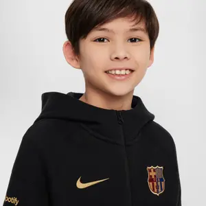 Sudadera con capucha y cremallera infantil FC Barcelone Tech 2024/25 image-1