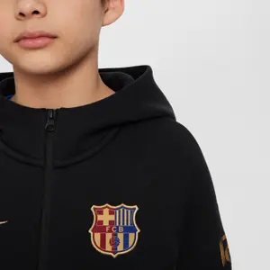 Sudadera con capucha y cremallera infantil FC Barcelone Tech 2024/25 image-3
