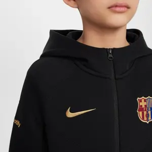 Sudadera con capucha y cremallera infantil FC Barcelone Tech 2024/25 image-4