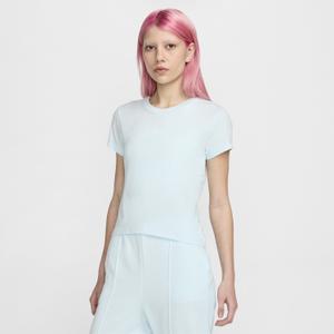 Camiseta corta de mujer Nike Chill Knit Mod image-1